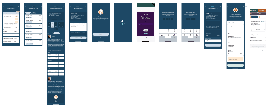 Chiropractor first appointment flow — specialist booking with service-specific patient information