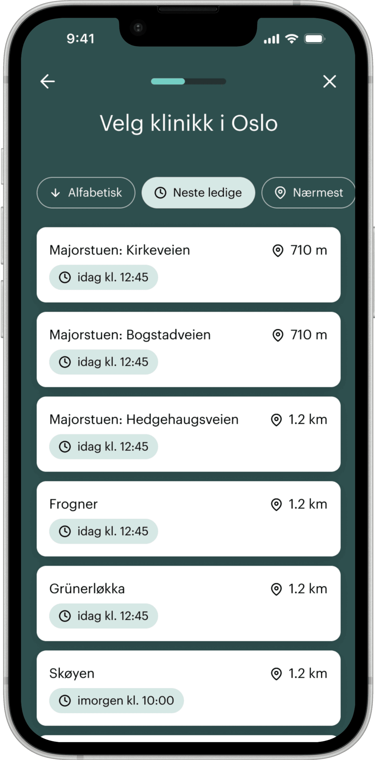 Dr. Dropin app — screen 2
