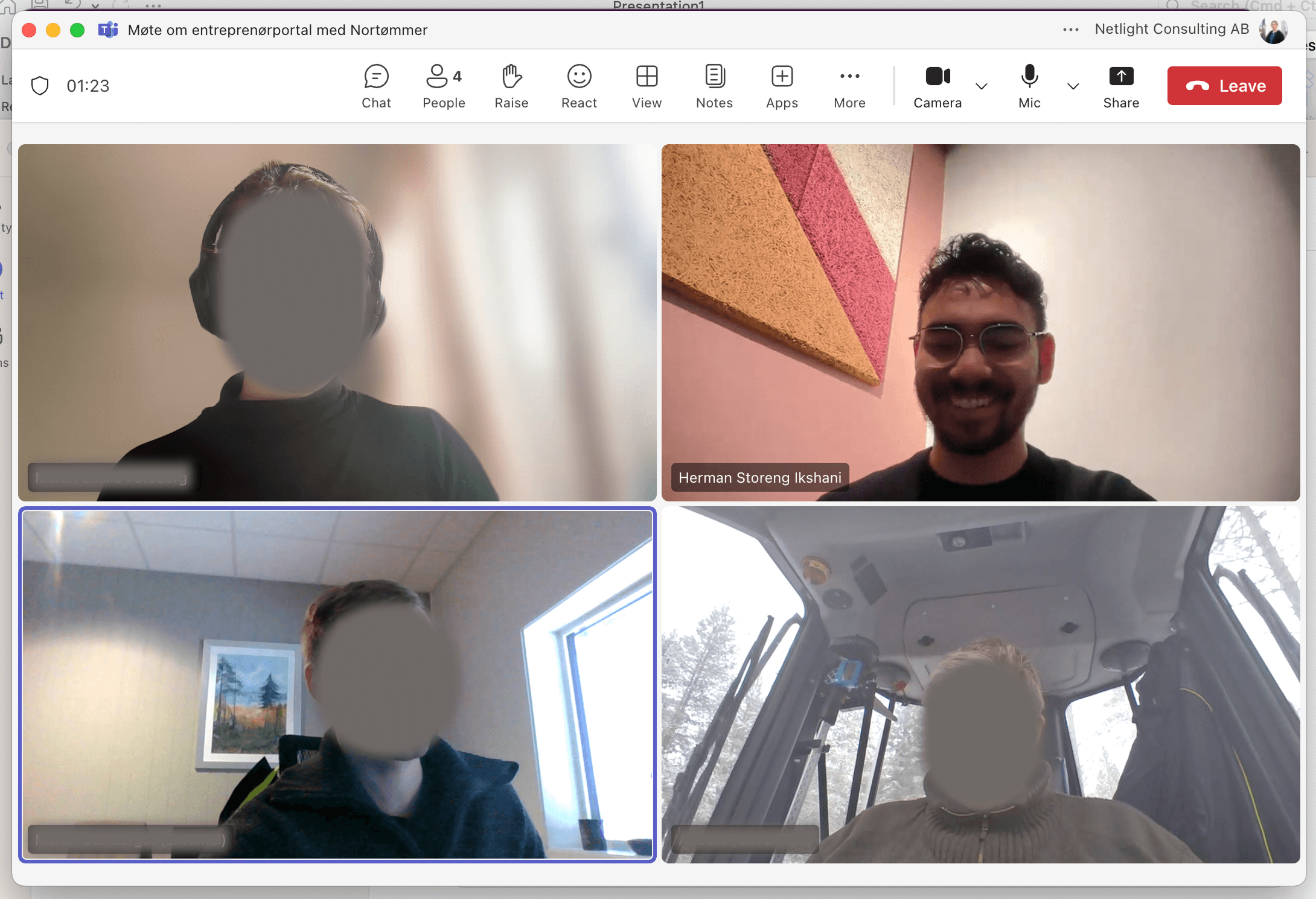 Pilot interview session